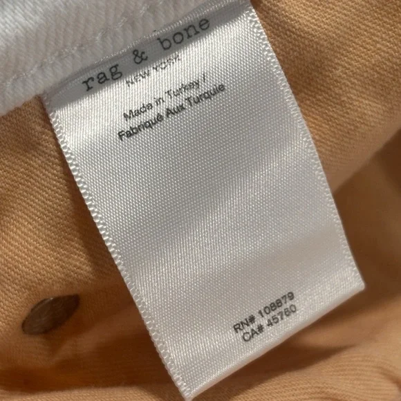 Rag & Bone White Peyton Midrise Bootcut in Optic White Denim Jeans Size 30 Women - Picture 7 of 15